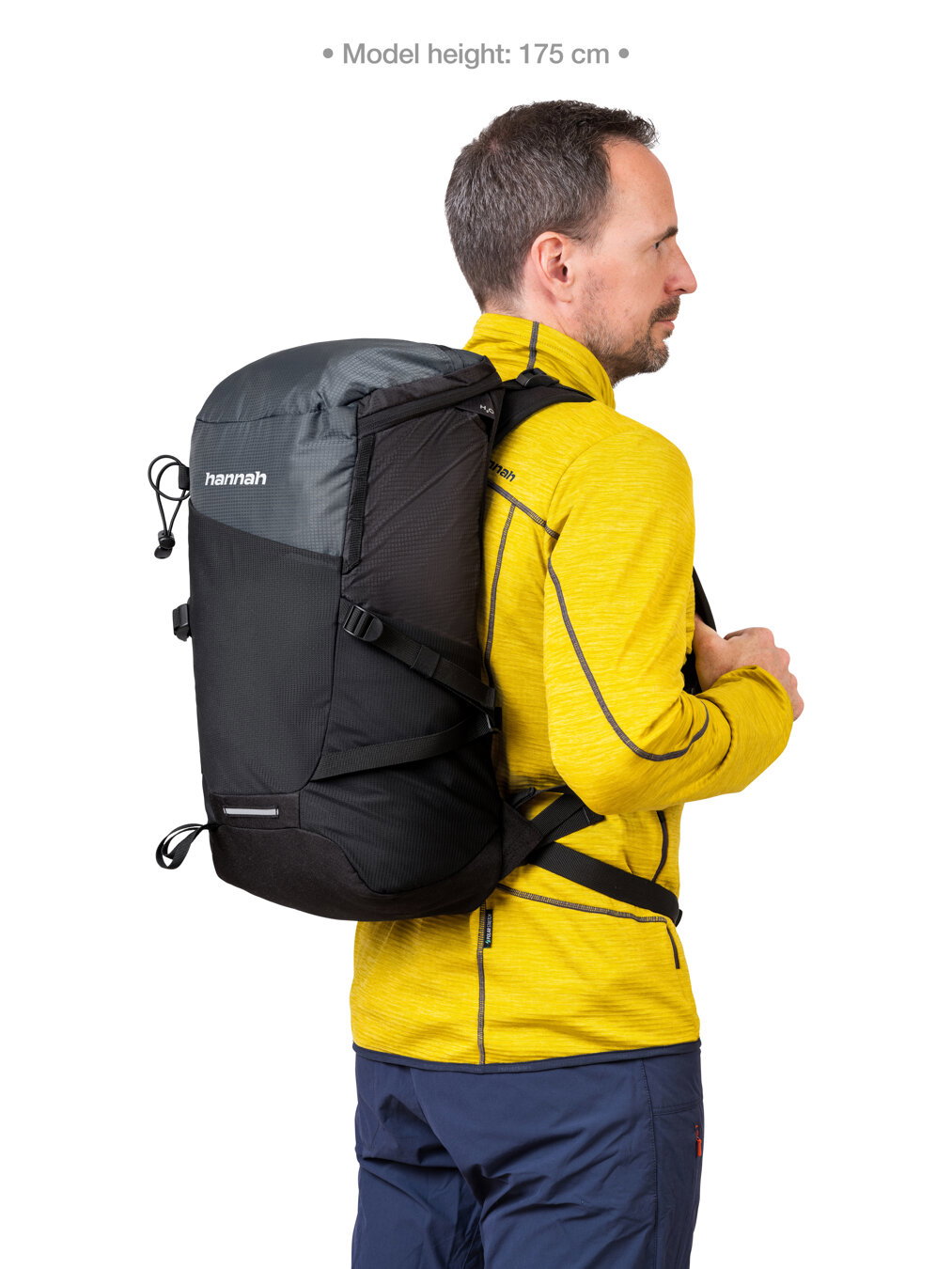 Backpack HANNAH CAMPING RAVEN 24 Uni, anthracite/grey - Hannah