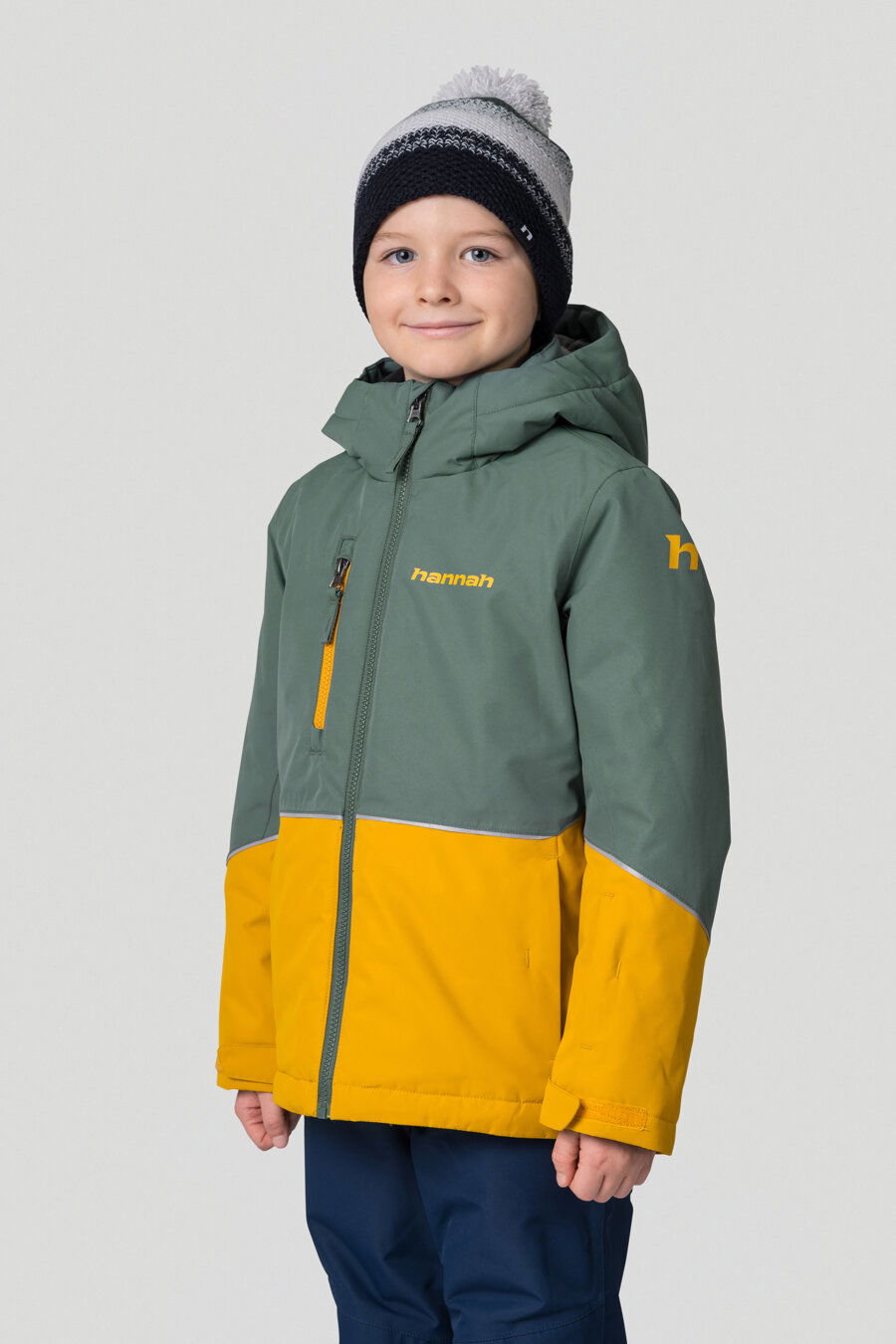 Jacket HANNAH KIDS ANAKIN JR Kids, dark forest/golden yellow