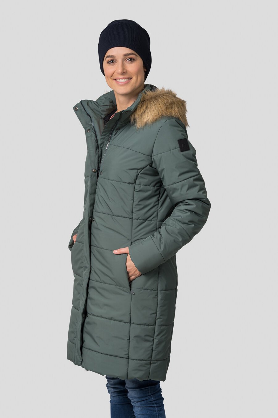 Coat HANNAH GEMA Lady, dark forest - Hannah - Outdoor clothing and