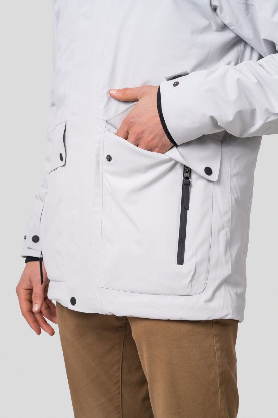 Mens white snowboard on sale jacket