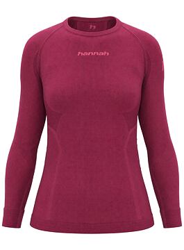 Dámské funkční triko HANNAH ACTIVE TS L/S, beaujolais