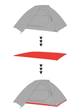 Podlážka HANNAH GROUNDSHEET 2