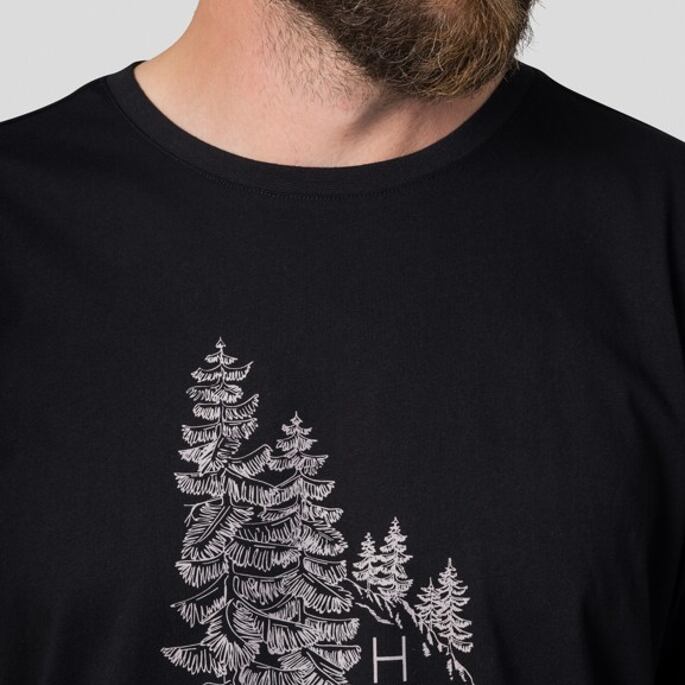 Pánské tričko HANNAH RAMONE, Anthracite