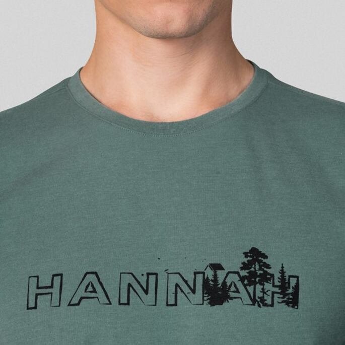 T-shirt - short-sleeve HANNAH GREM Man, dark forest mel (print 2)