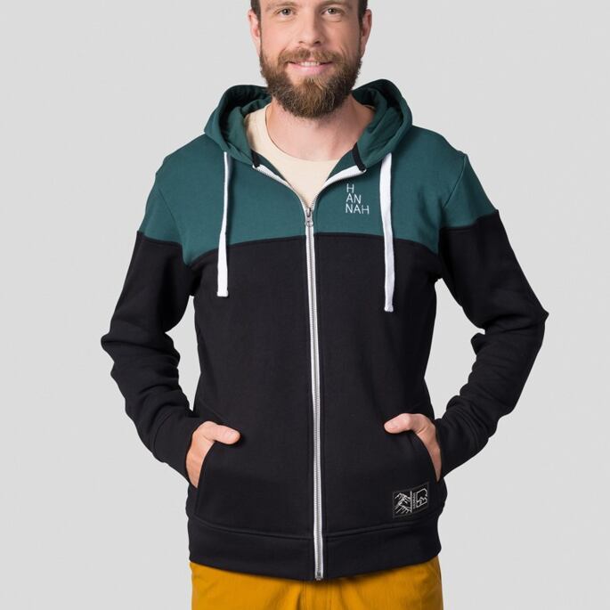 Mikina HANNAH FEZCO Man, anthracite/dark green
