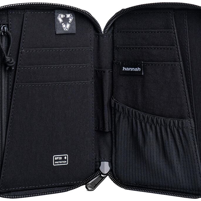 Peňaženka HANNAH CAMPING WEALTHY Uni, anthracite