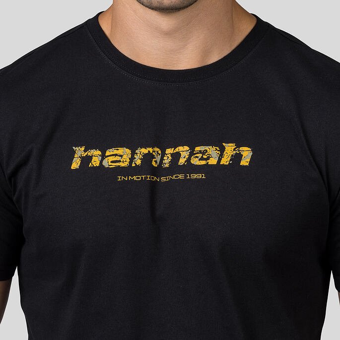 Tričko - krátký rukáv HANNAH RAVI Man, anthracite