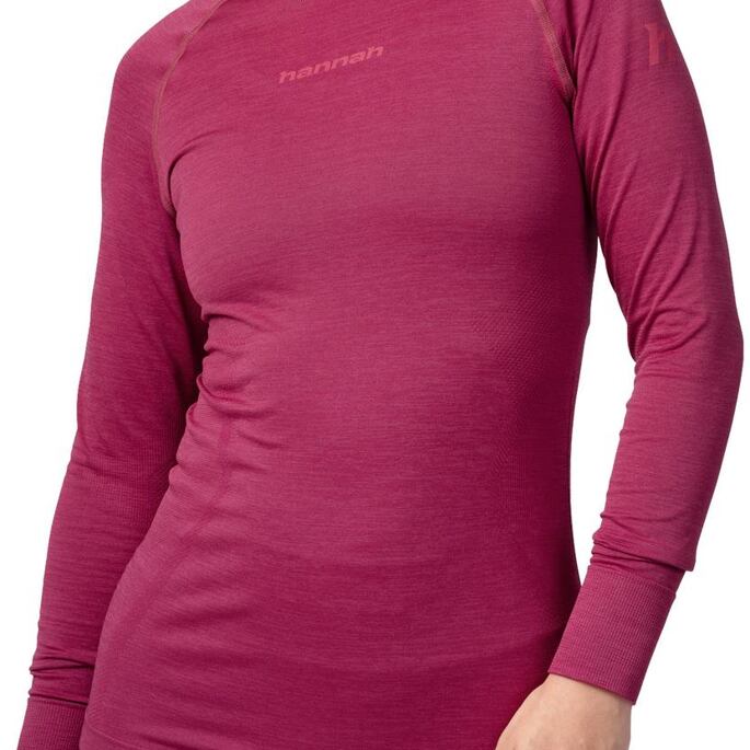 Base Layer Long Sleeve Hannah Active TS L/S Lady, beaujolais