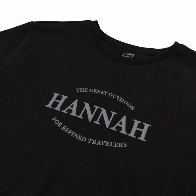 Tričko - krátký rukáv HANNAH WALDORF Man, anthracite
