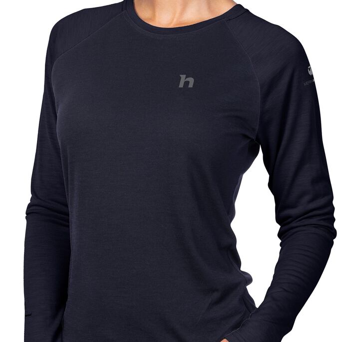 T-shirt Hannah Leslie LS Lady, anthracite