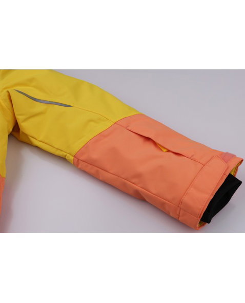 Dětská bunda HANNAH KIGALI JR, vibrant yellow/cantaloupe