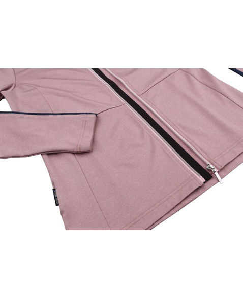 Dámská mikina HANNAH CHER, crystal rose mel/midnight navy