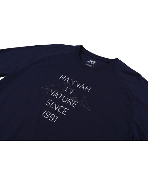 T-shirt - long-sleeve HANNAH GRUTE Man, Black iris