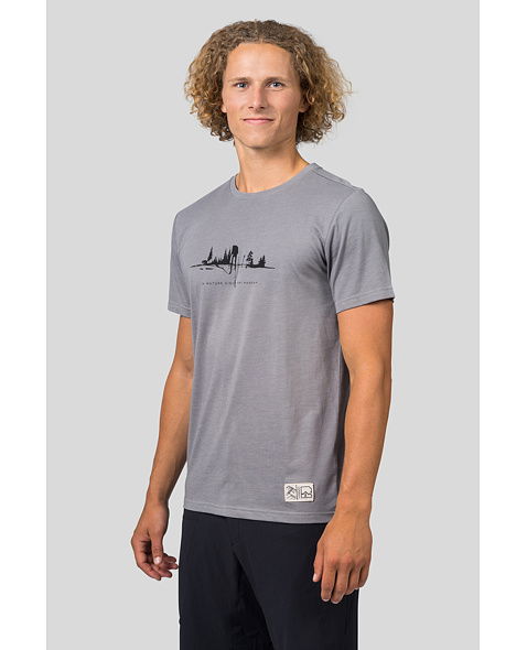 Pánské tričko HANNAH GREM, Steel gray mel