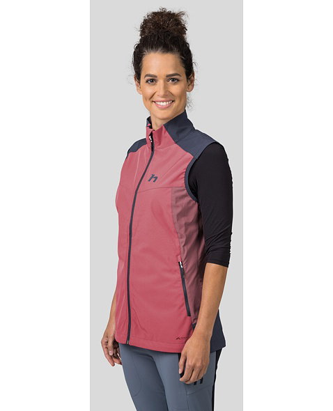 Dámska vesta HANNAH PULLA VEST, baroque rose/india ink