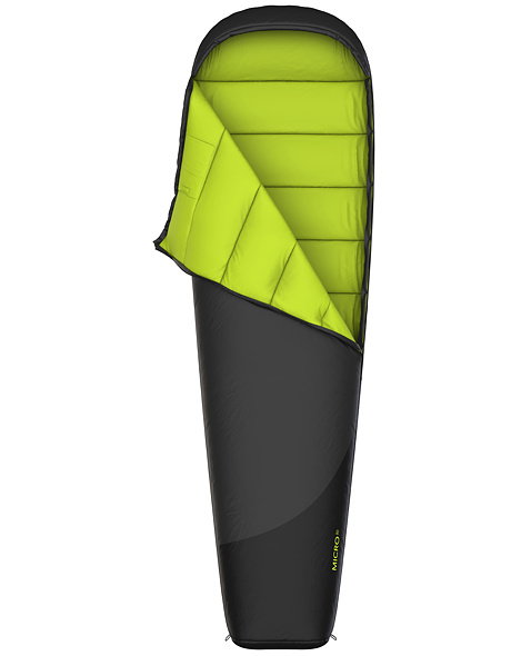 Sleeping bag HANNAH CAMPING MICRO 80 Uni, dark shadow/anthracite II
