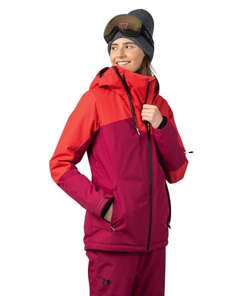 Dámská bunda HANNAH MAKY COL, poinsettia/anemone