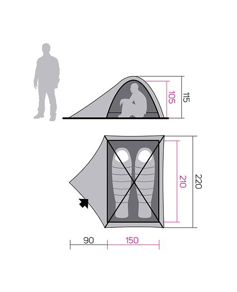 Tent HANNAH CAMPING TYCOON 2