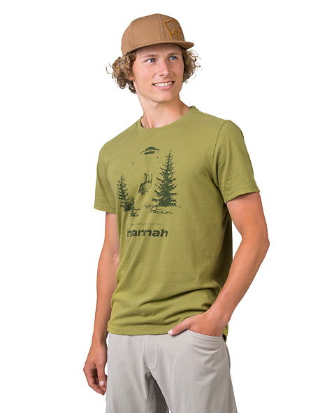 Pánské tričko HANNAH FRED, green olive