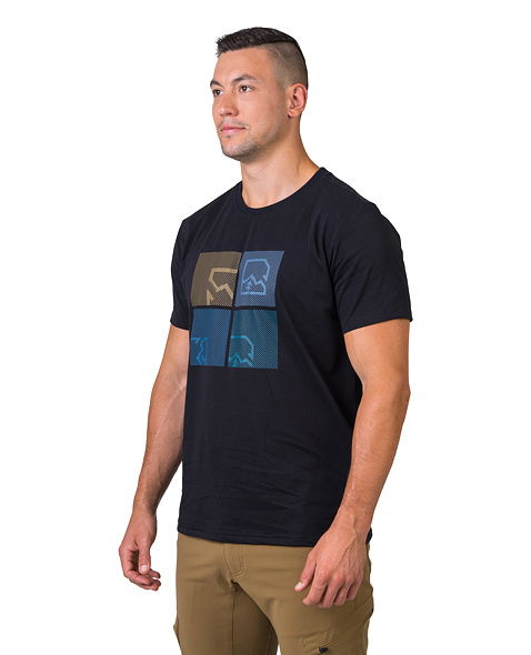 Pánské tričko HANNAH RAMONE, anthracite (blue)