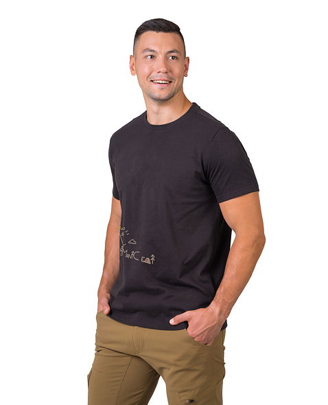 T-shirt Hannah Skatch Men, black bean