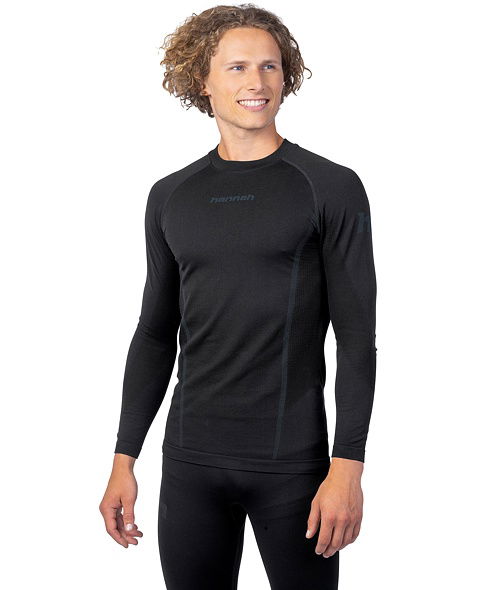 Pánska funkčná termobielizeň HANNAH THERMO ACTIVE TS L/S, anthracite