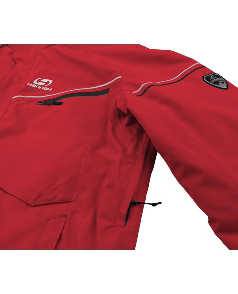Pánská bunda HANNAH MARRIM, high risk red (black)