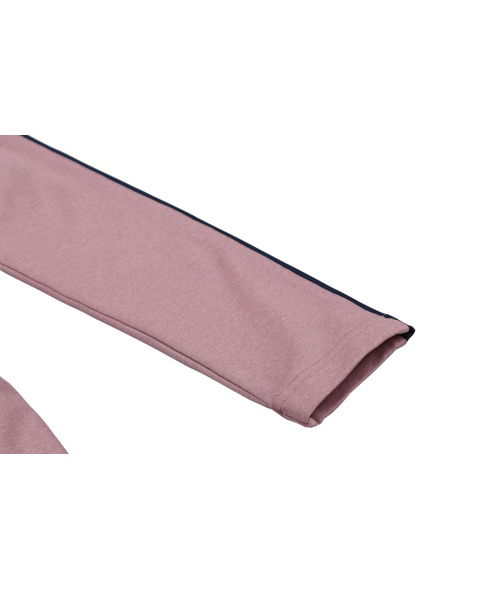 Dámská mikina HANNAH CHER, crystal rose mel/midnight navy