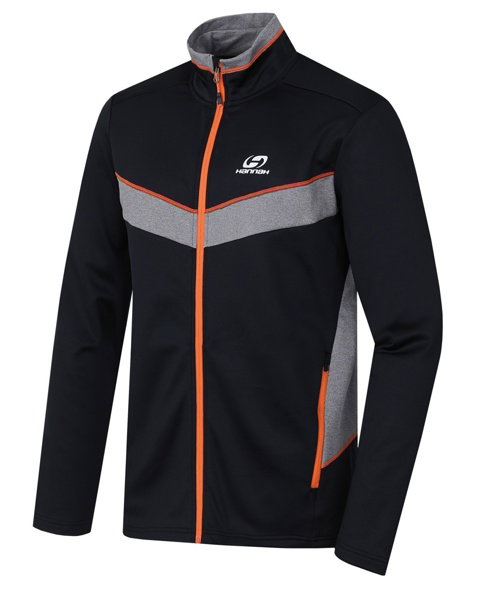 Pánská mikina HANNAH TREYVON, anthracite (orange)