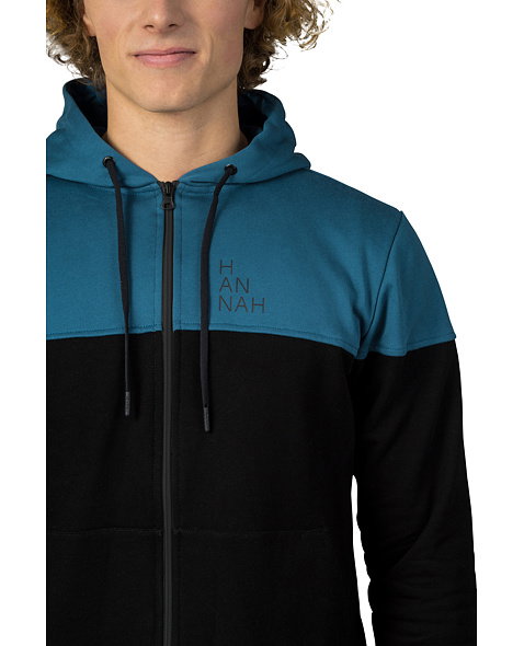 Pánská mikina HANNAH FEZCO HOODY, anthracite/dark denim
