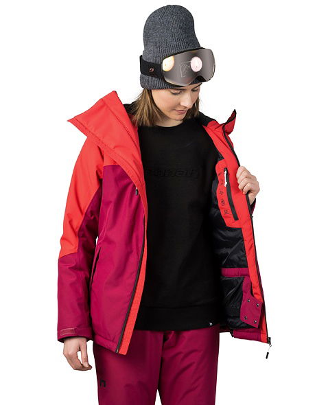 Dámská bunda HANNAH MAKY COL, poinsettia/anemone