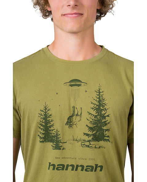 Pánské tričko HANNAH FRED, green olive