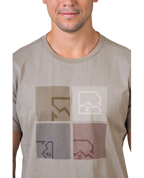 Pánské tričko HANNAH RAMONE, timber wolf (brown)