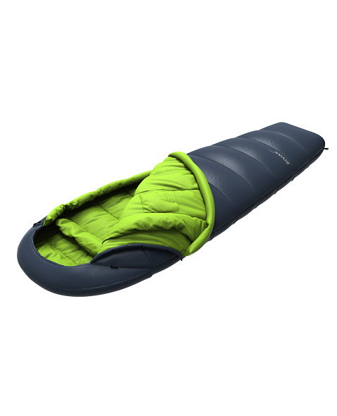 Spací vak HANNAH CAMPING BIVAK 240 Uni, midnight navy/lime green II