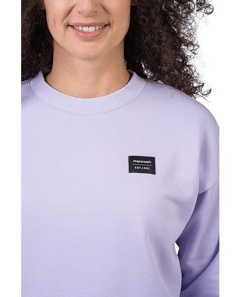 Dámská mikina HANNAH MOLY BH, Purple Heather