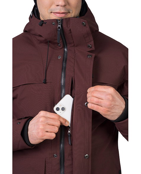 Jacket Hannah Northpole Men, rum raisin