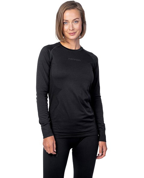 Dámské funkční termoprádlo HANNAH ACTIVE TS L/S W, anthracite