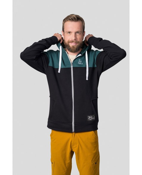 Pánská mikina HANNAH FEZCO, anthracite/dark green