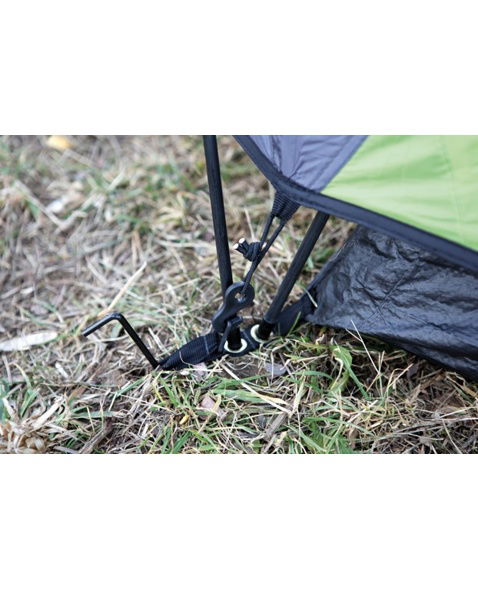 Stan HANNAH CAMPING HOVER 4, spring green/cloudy gray