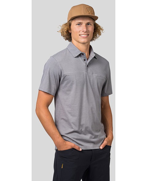 Pánská polokošile HANNAH KAJAN, steel gray mel