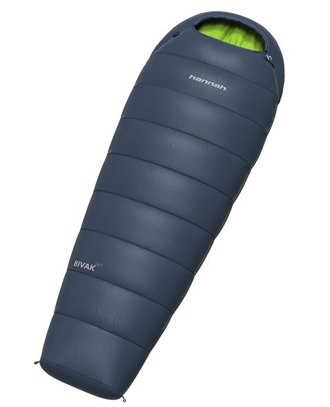Spací vak HANNAH CAMPING BIVAK 240 Uni, midnight navy/lime green II