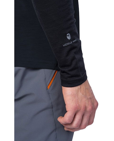 Pánské tričko HANNAH TAREGAN L/S Man, anthracite