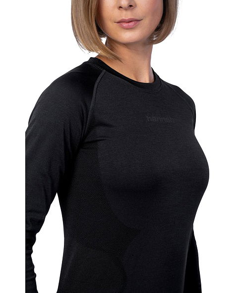 Dámské funkční termoprádlo HANNAH ACTIVE TS L/S W, anthracite