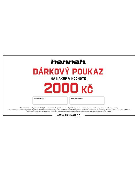Dárkový poukaz 2000 Kč