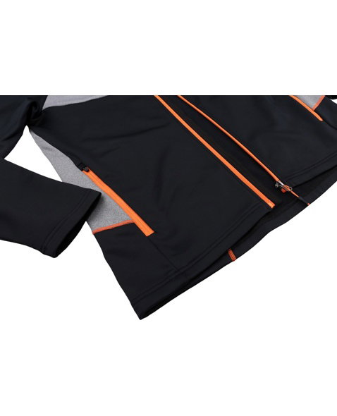 Pánská mikina HANNAH TREYVON, anthracite (orange)