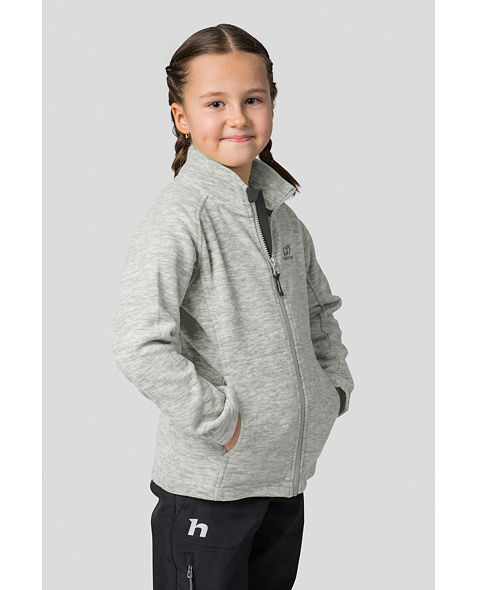Mikina HANNAH KIDS ALMA JR Kids, glacier gray mel