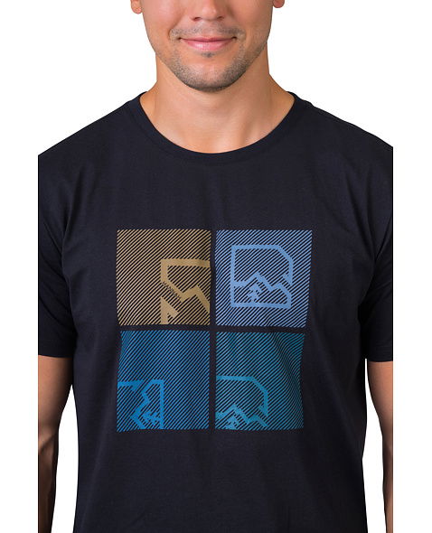 Pánské tričko HANNAH RAMONE, anthracite (blue)