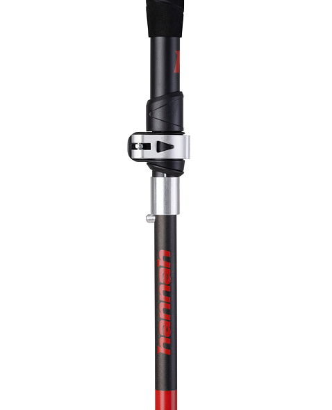 Trekové hole HANNAH CAMPING SPEED TRAIL FL Uni, anthracite/red