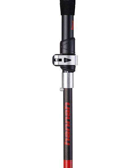 Trekové skladacie palice HANNAH CAMPING SPEED TRAIL FL Uni, anthracite/red