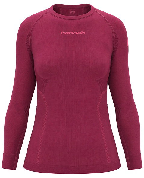 Dámské funkční triko HANNAH ACTIVE TS L/S, beaujolais